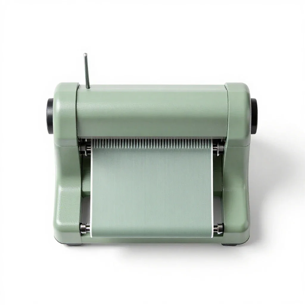 Textile machine isolated on a white background