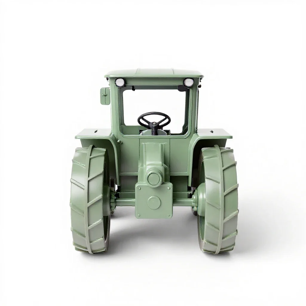 Traction engine isolated on a white background