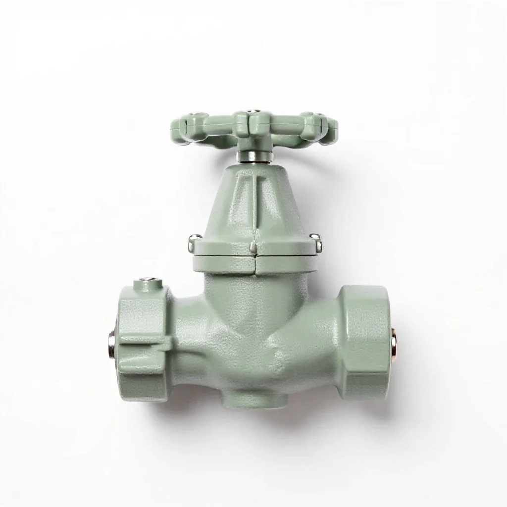Valve-in-head engine isolated on a white background