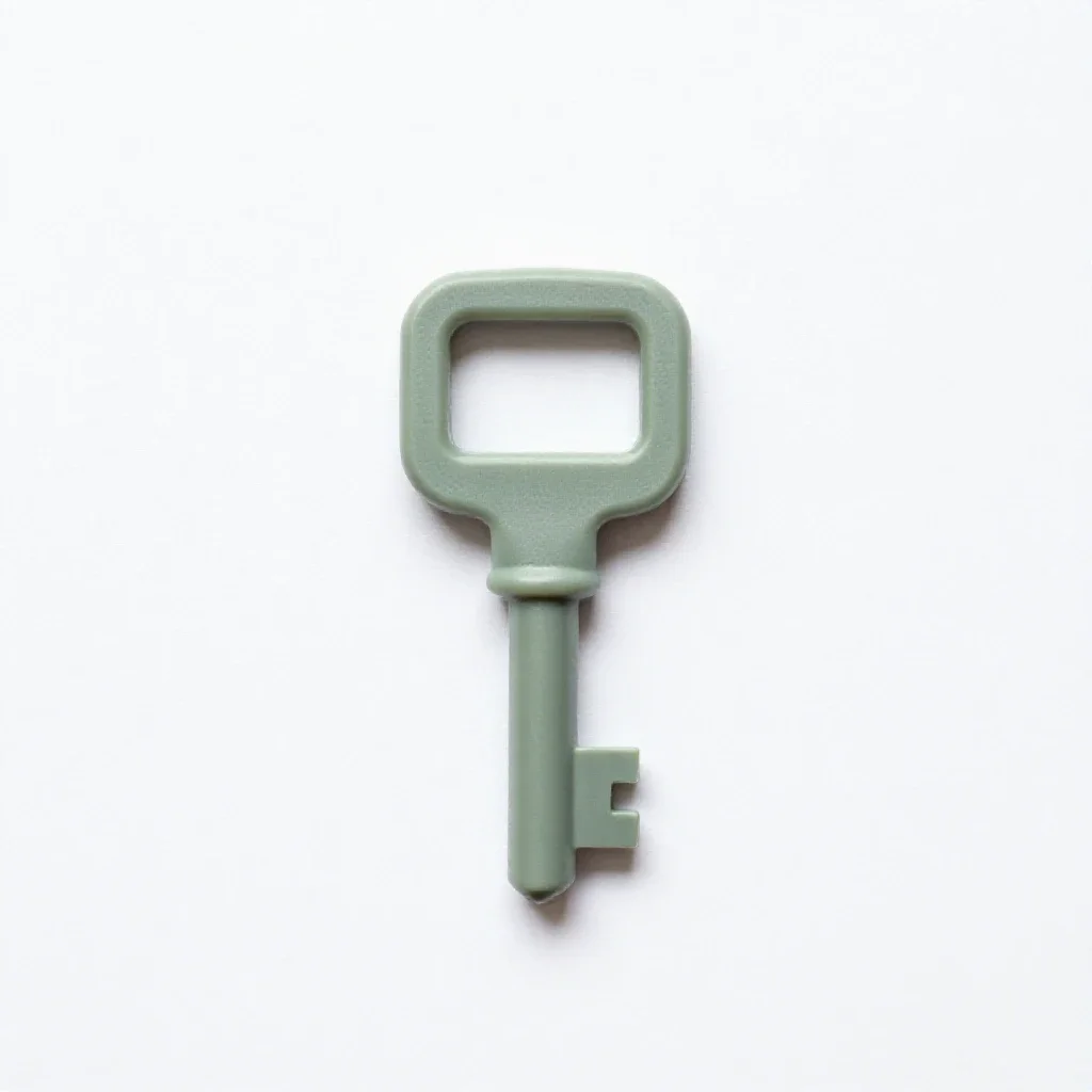 Watch key isolated on a white background