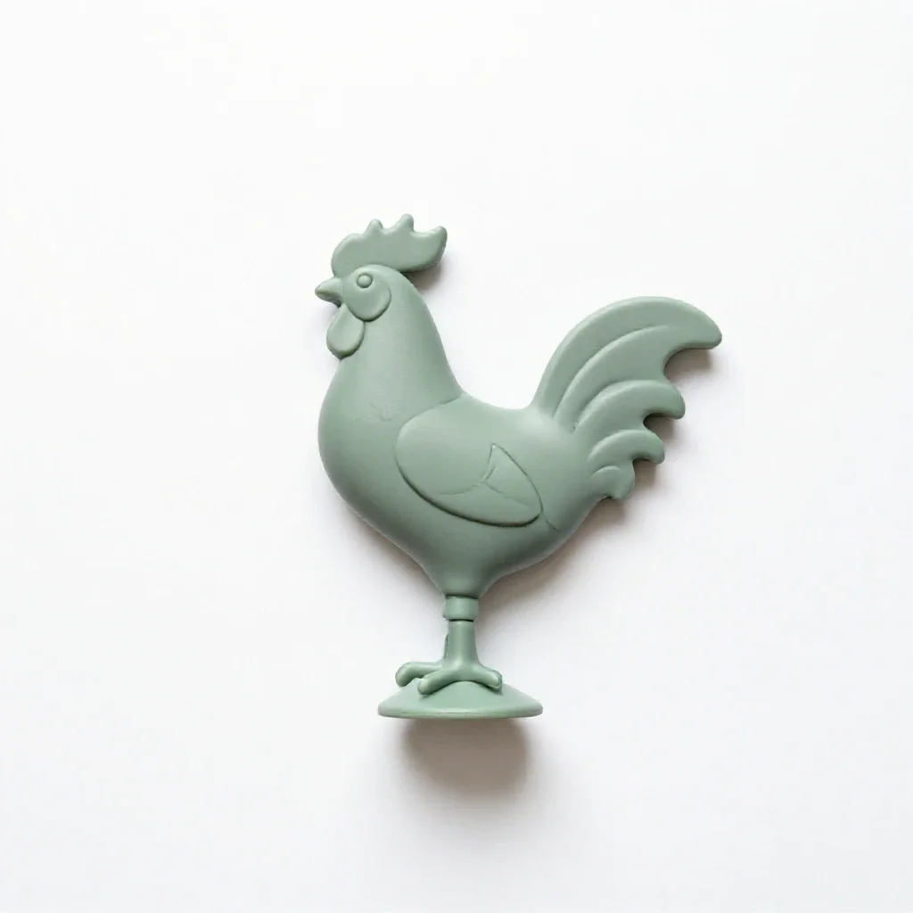 Weathercock isolated on a white background