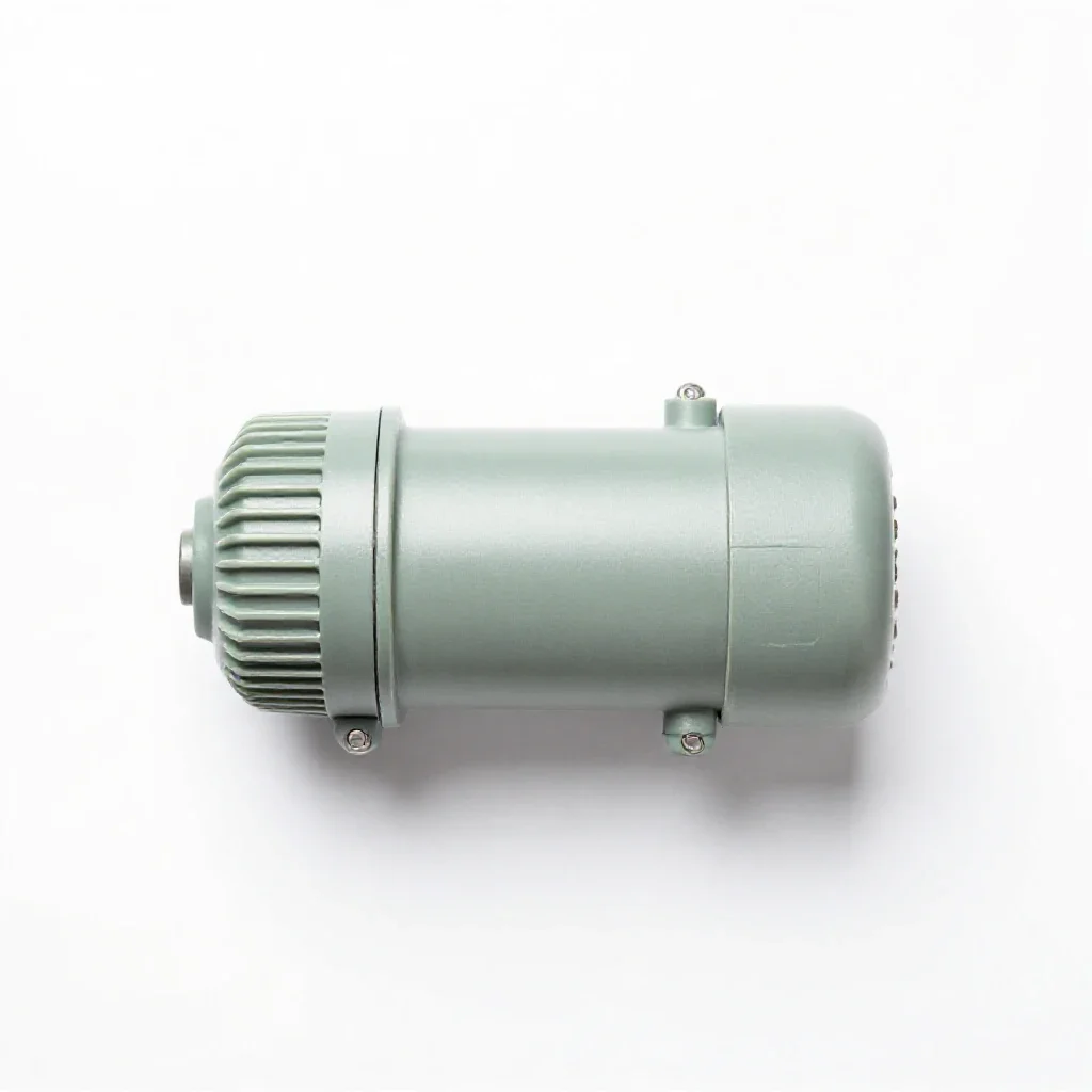Wiper motor isolated on a white background