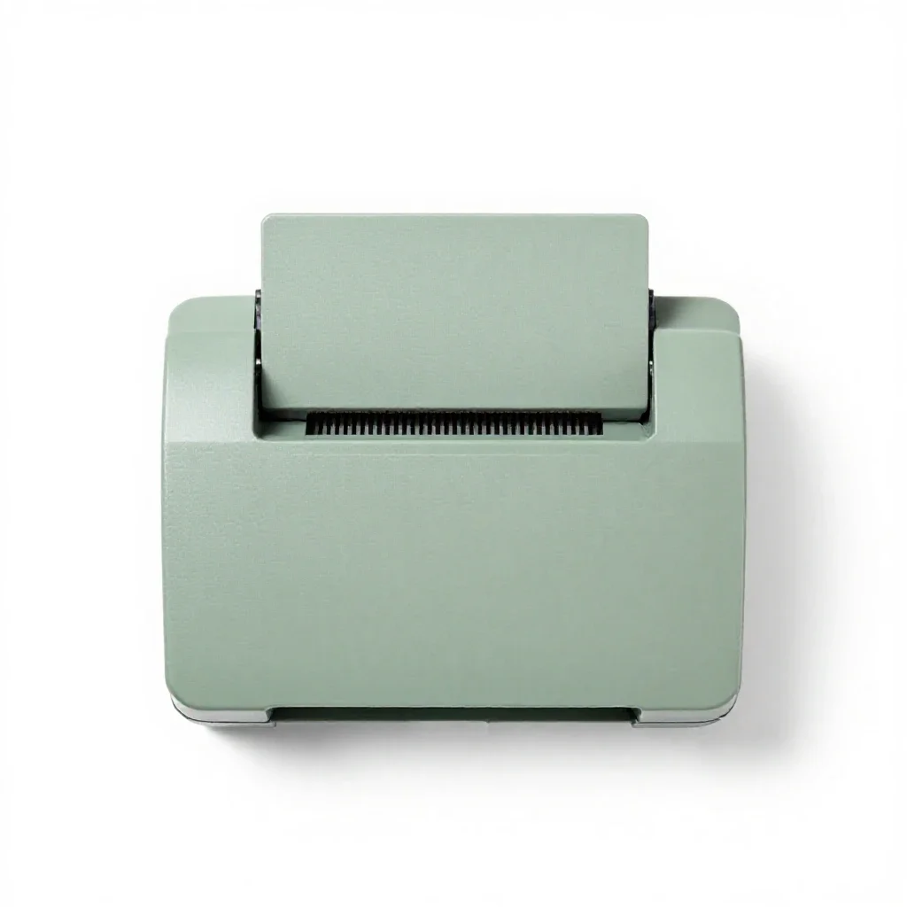 Wire matrix printer isolated on a white background
