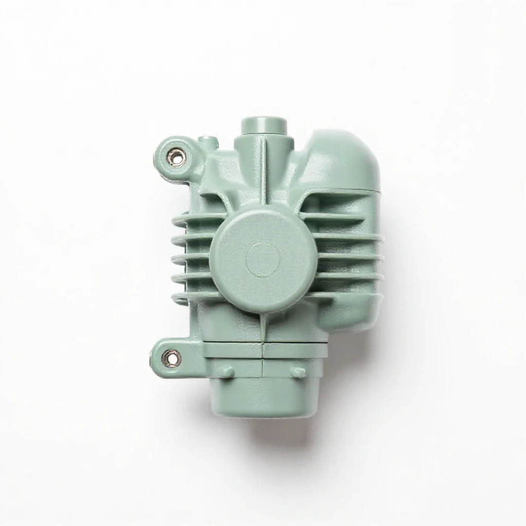 Auxiliary pump isolated on a white background