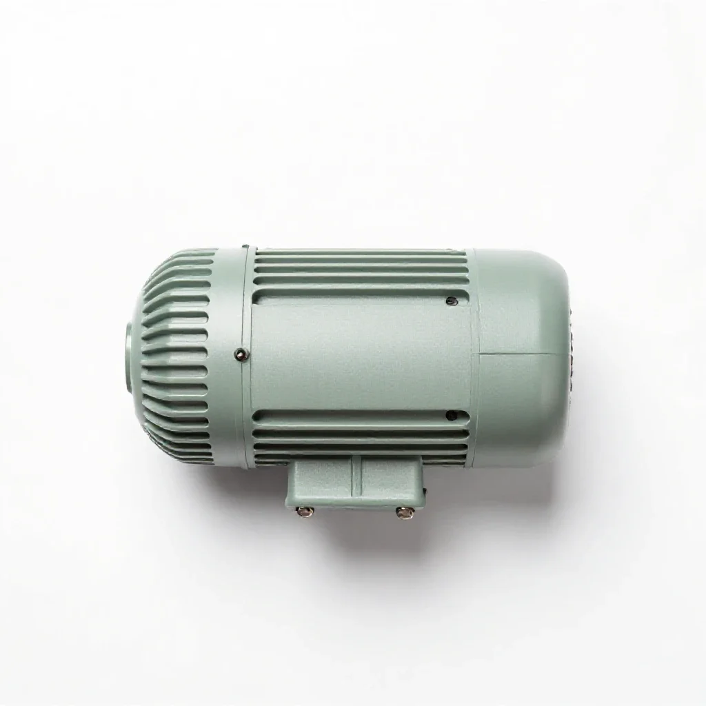 Electric motor isolated on a white background