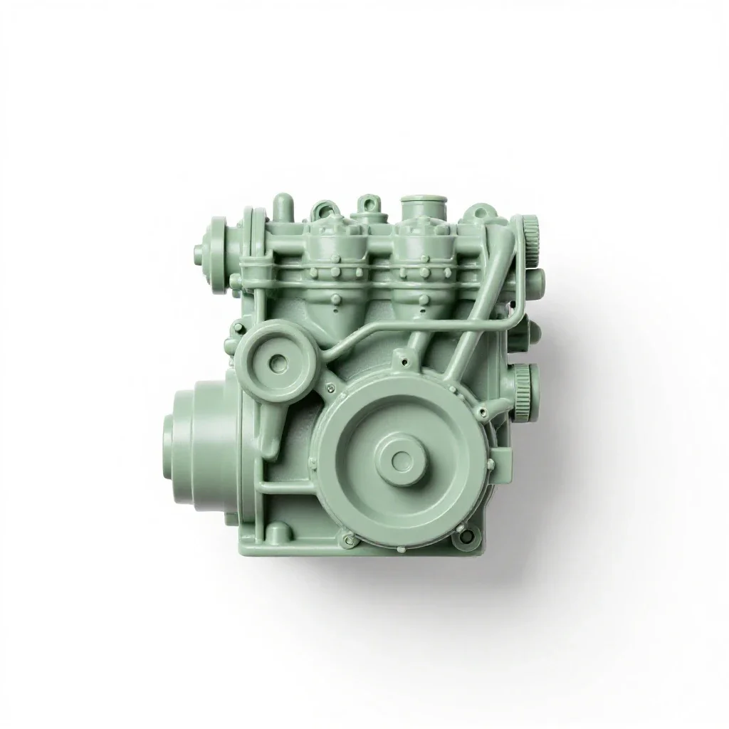 Enginery isolated on a white background