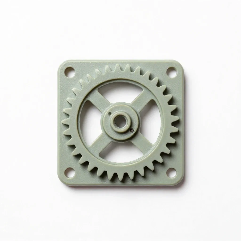Escape wheel isolated on a white background