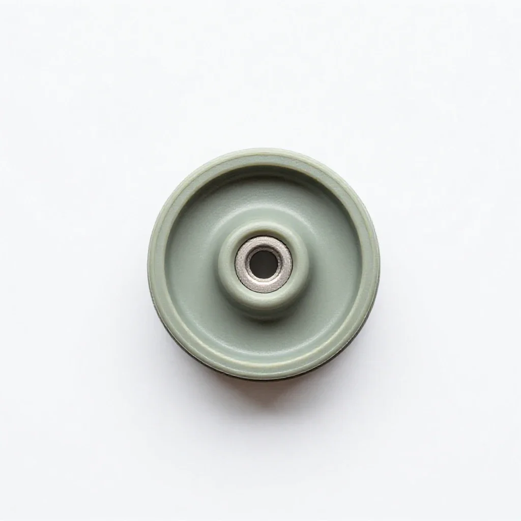 Idle pulley isolated on a white background