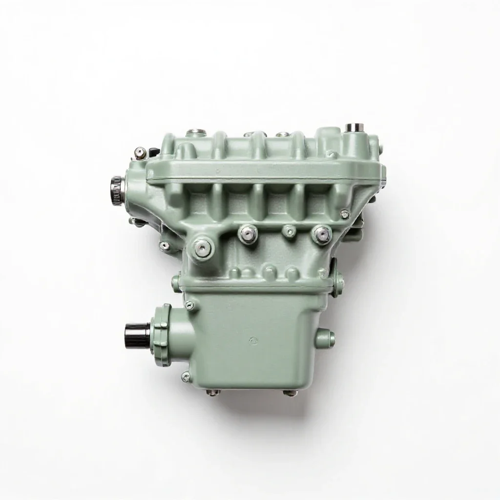 Internal-combustion engine isolated on a white background