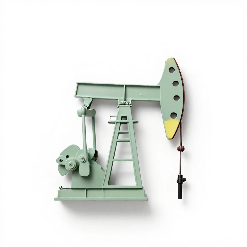Oil pump isolated on a white background