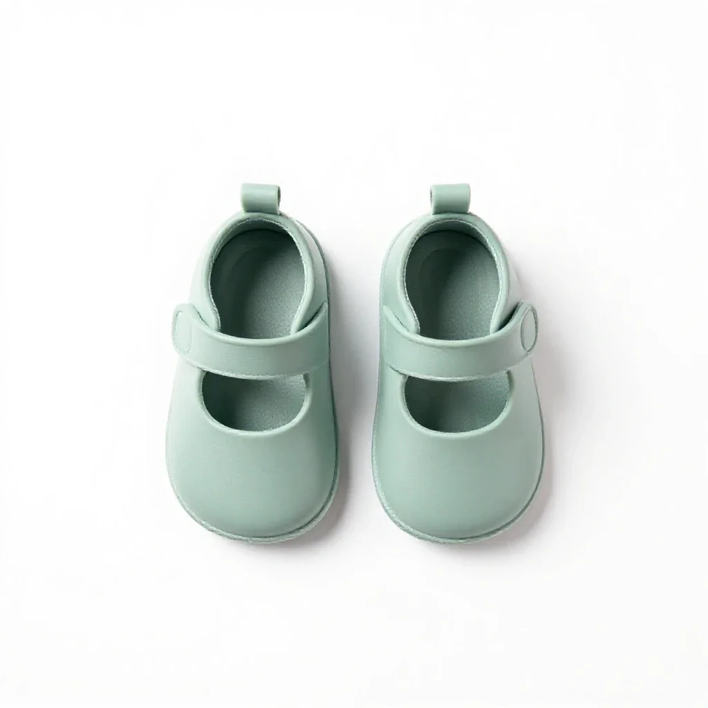 Baby shoe isolated on a white background