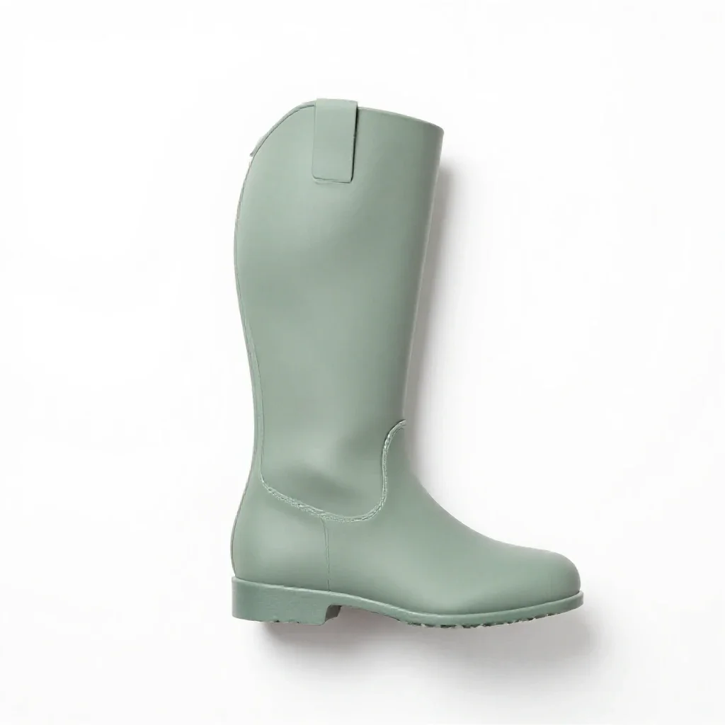 Riding boot isolated on a white background