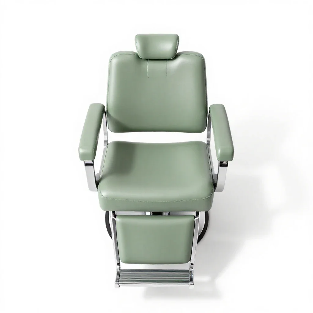 Barber chair isolated on a white background