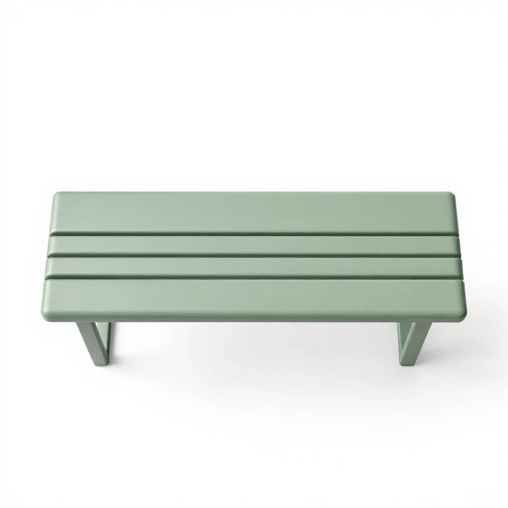 Bench isolated on a white background
