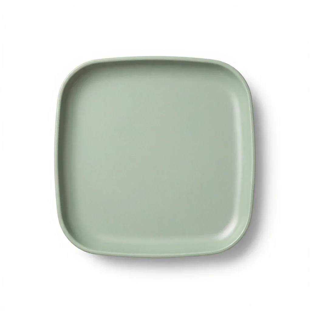 Breakfast table isolated on a white background