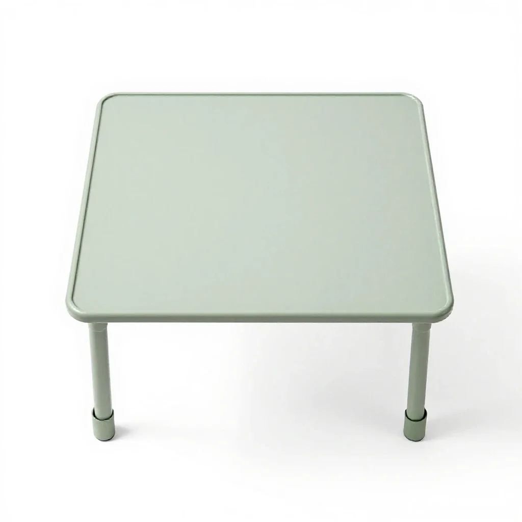 Card table isolated on a white background