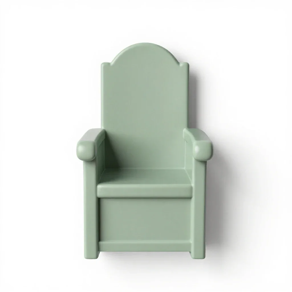 Cathedra isolated on a white background