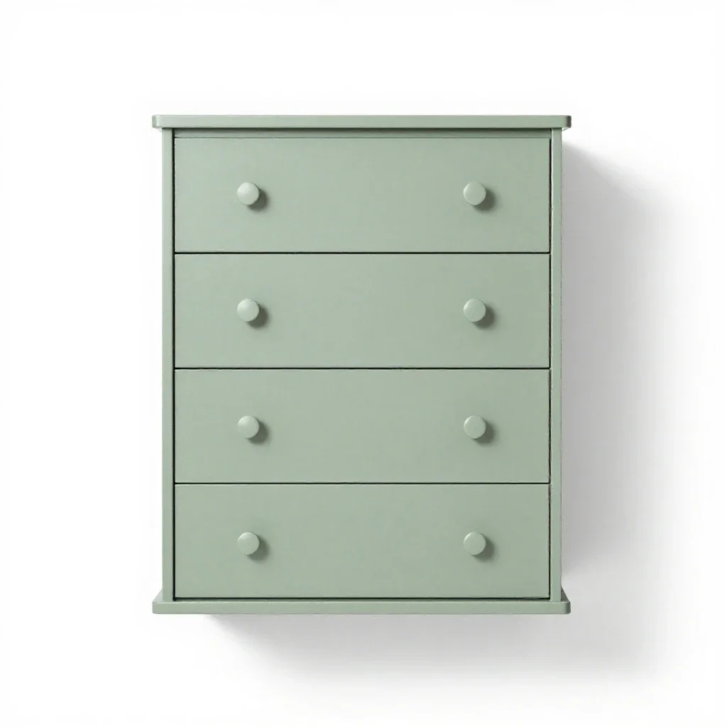 Chiffonier isolated on a white background