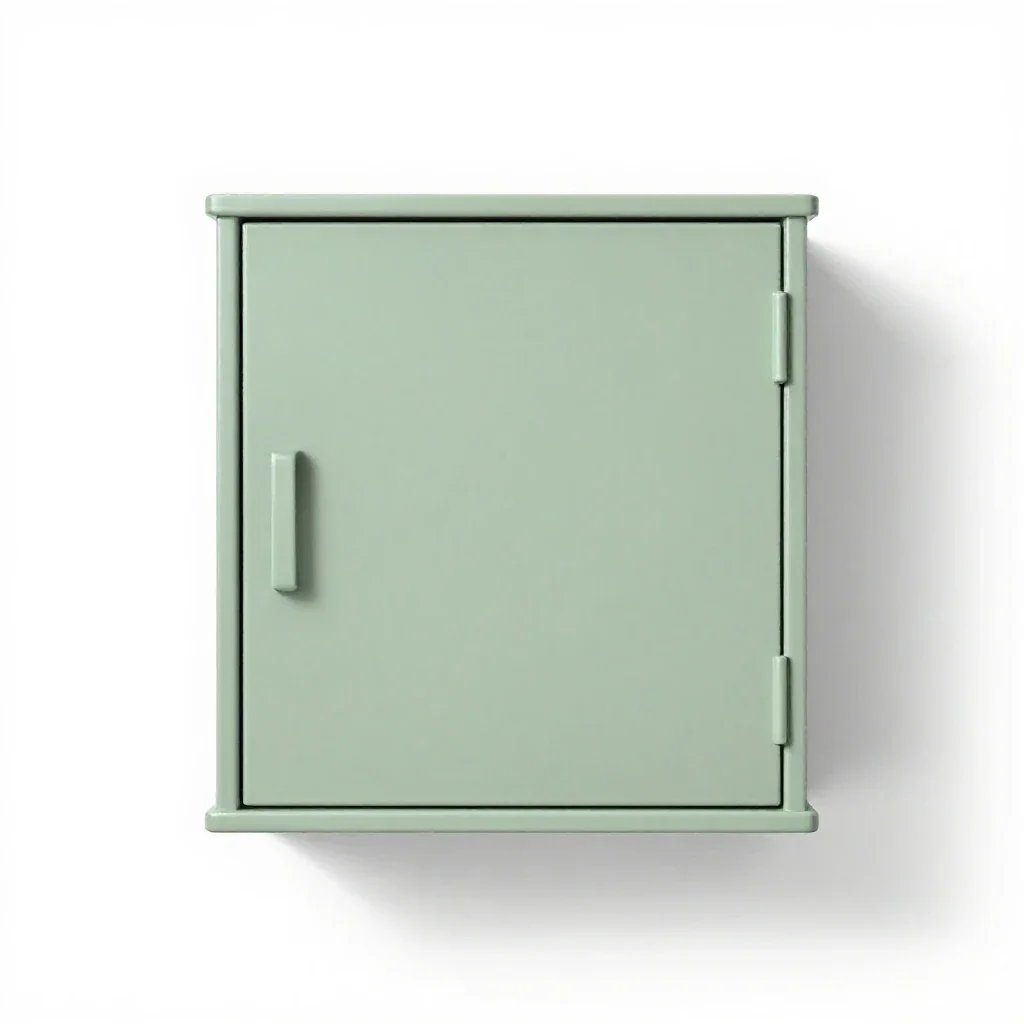 China cabinet isolated on a white background
