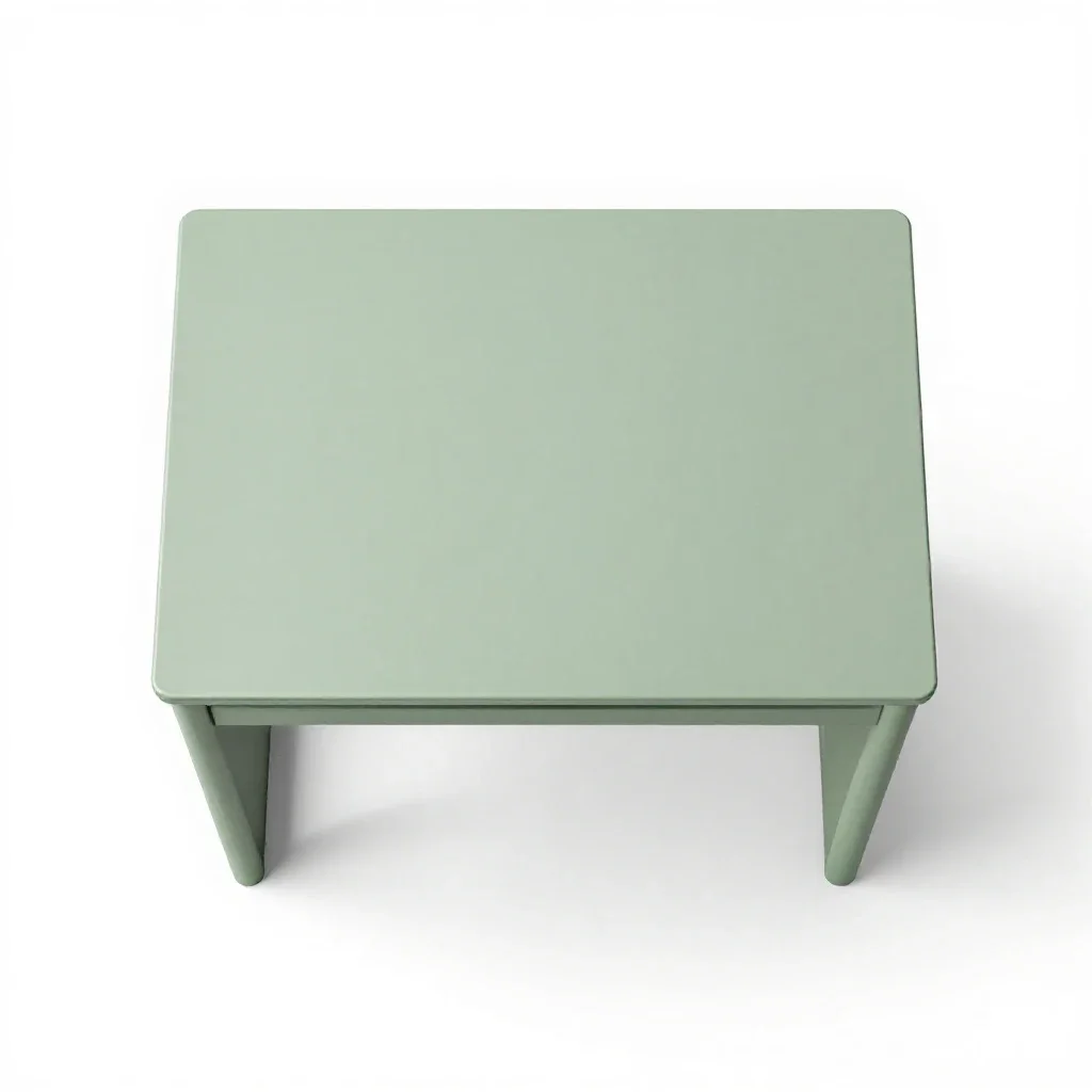 Desk isolated on a white background