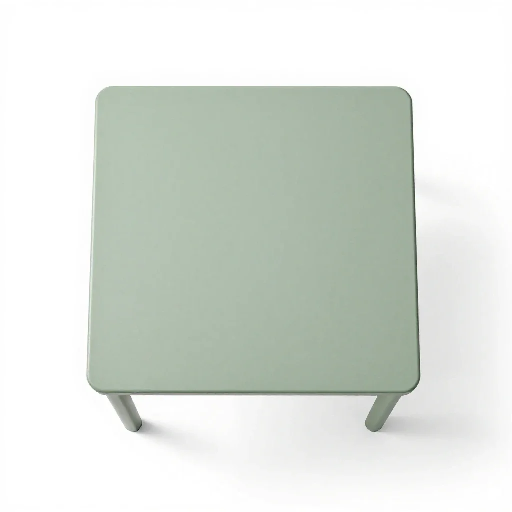 High table isolated on a white background