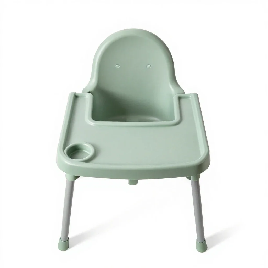 Highchair isolated on a white background
