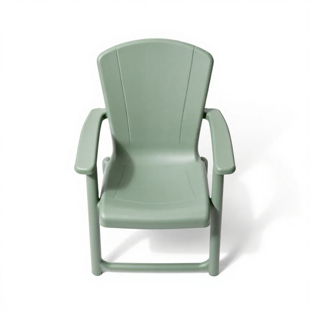 Lawn chair isolated on a white background
