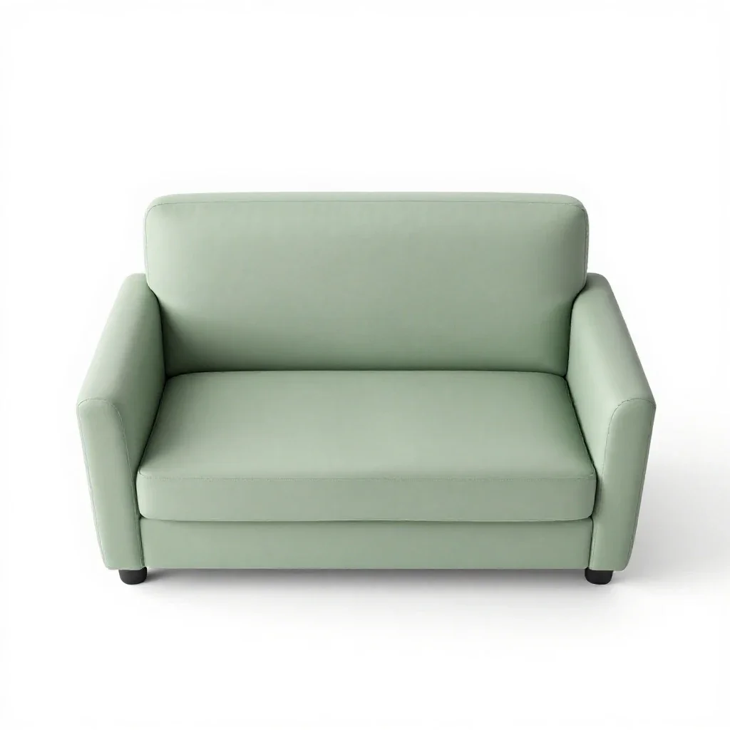 Love seat isolated on a white background
