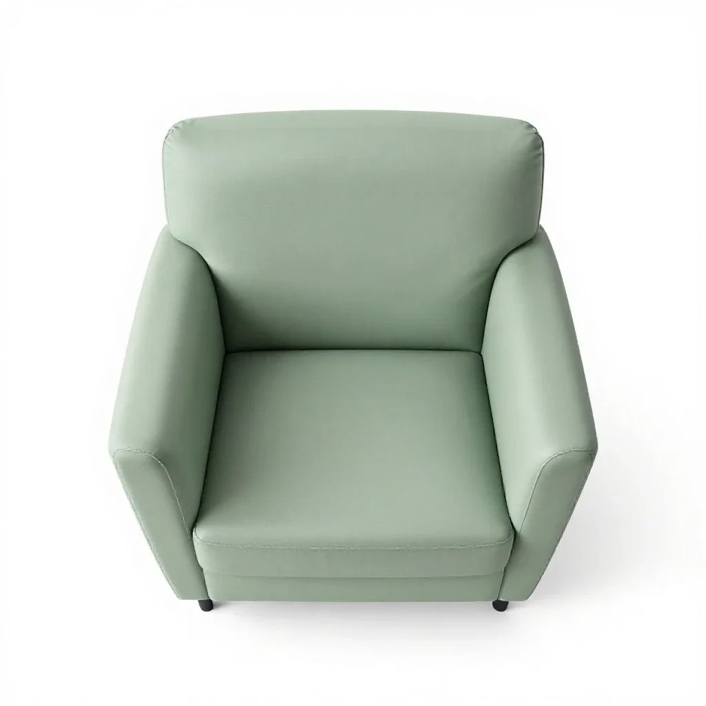 Armchair isolated on a white background