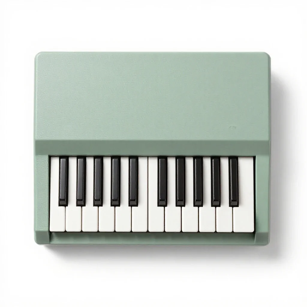 Synthesizer isolated on a white background