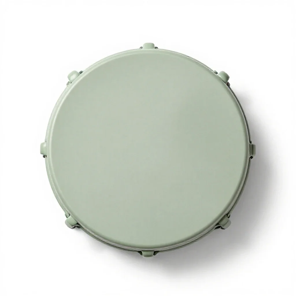 Tambour isolated on a white background