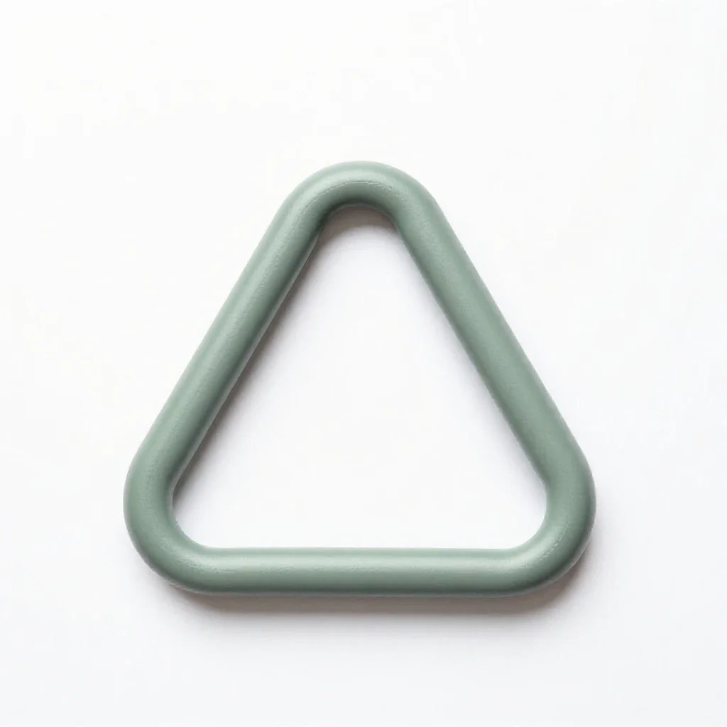 Triangle isolated on a white background