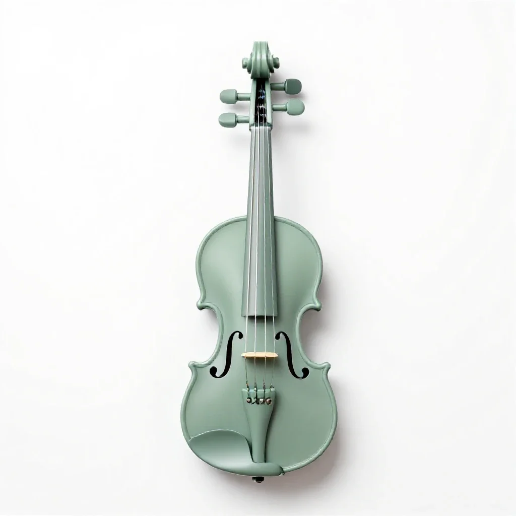 Viola da braccio isolated on a white background