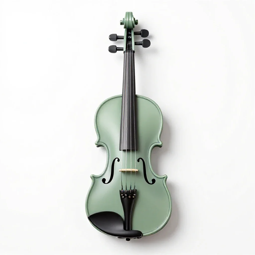 Violin isolated on a white background