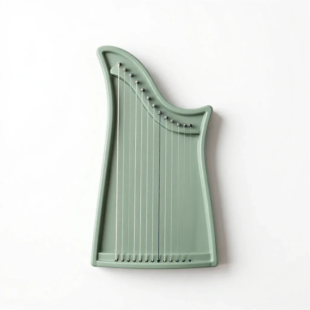 Zither isolated on a white background