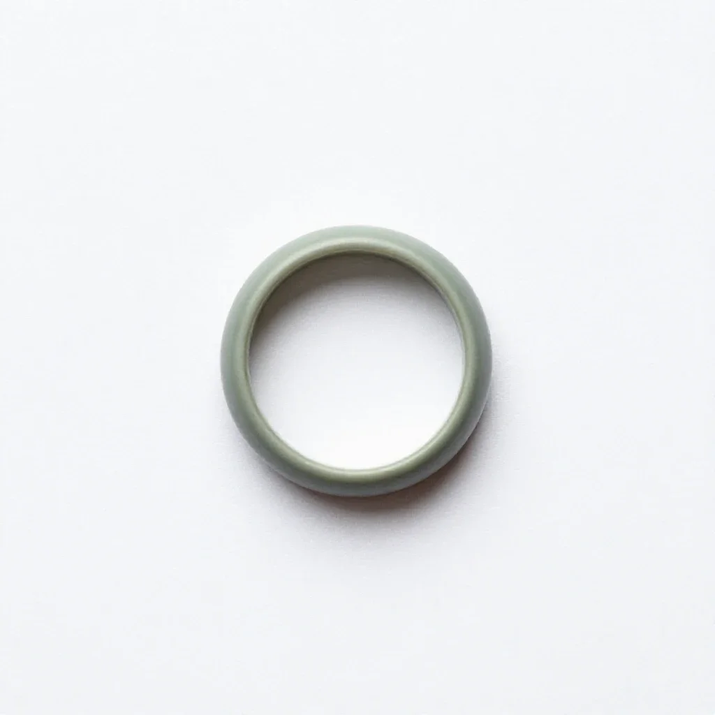Mourning ring isolated on a white background