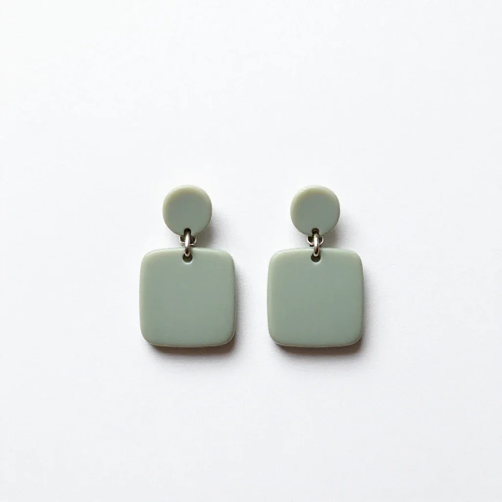 Earring isolated on a white background