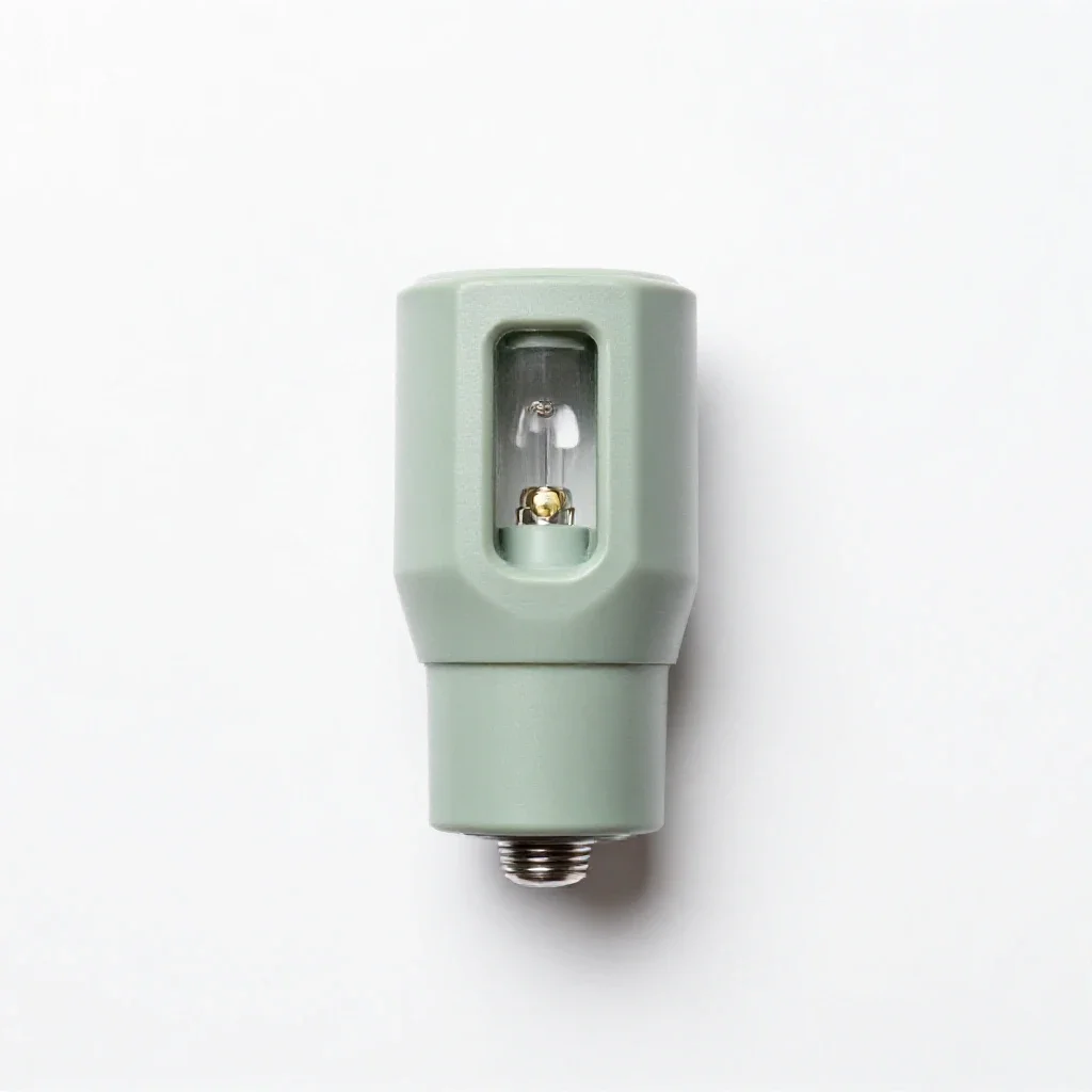 Discharge lamp isolated on a white background