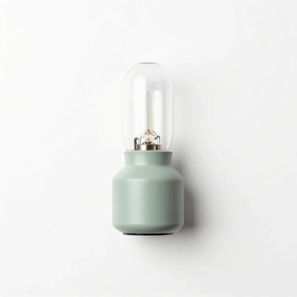 Quartz lamp isolated on a white background