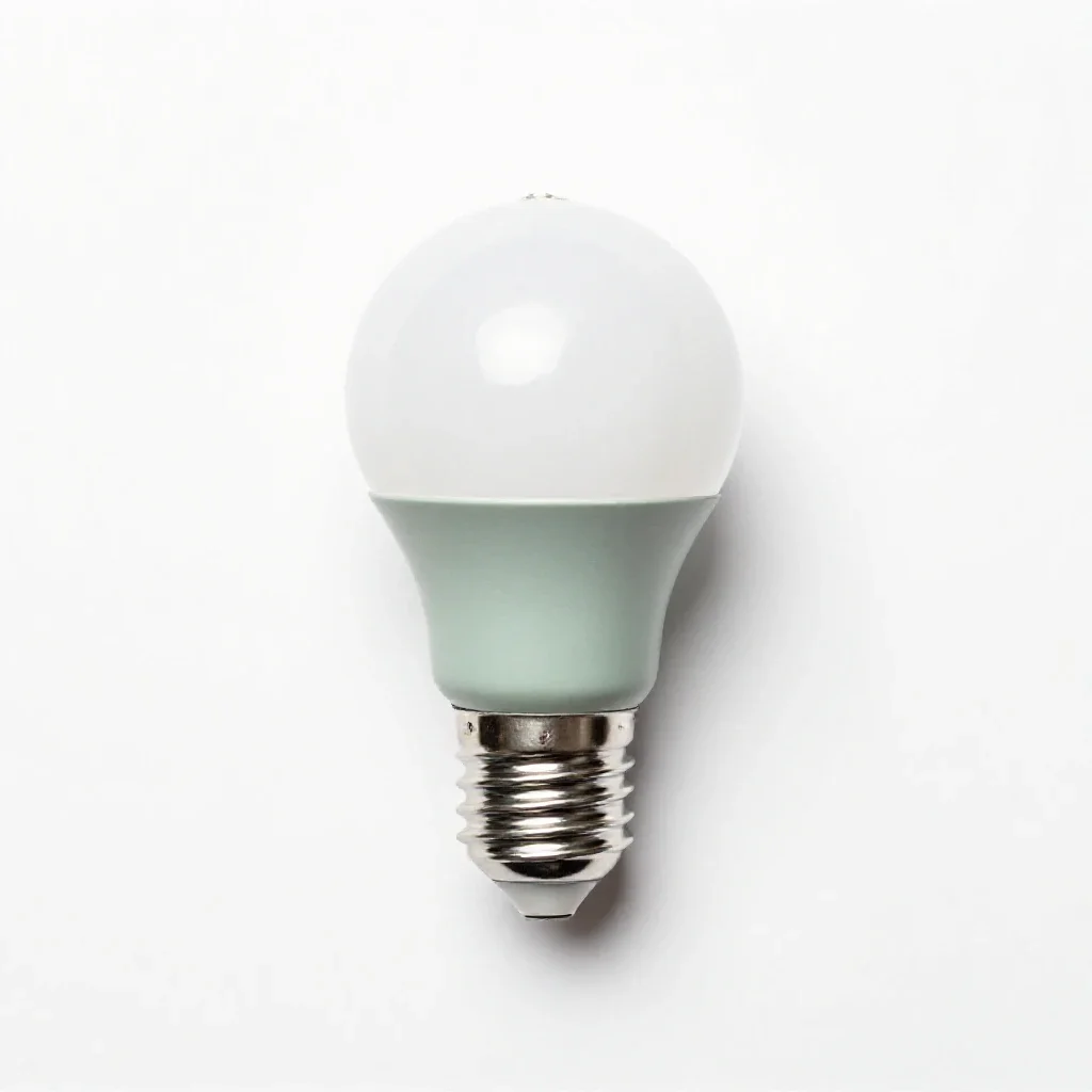 Electric lamp isolated on a white background