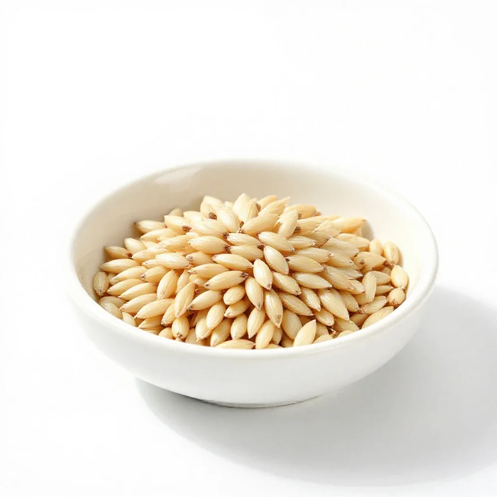 Barley water isolated on a white background