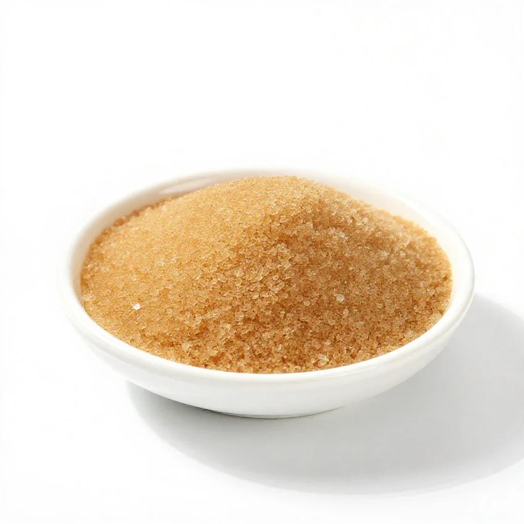Beet sugar isolated on a white background