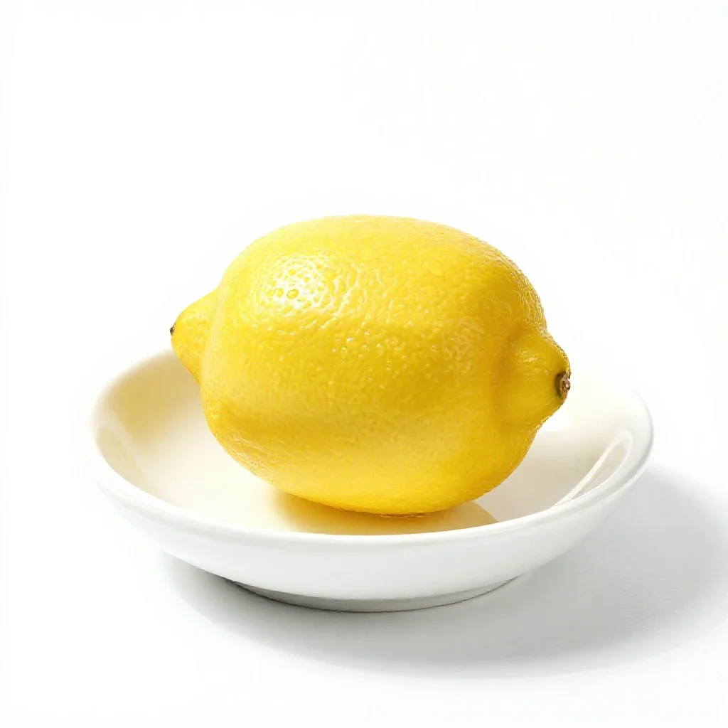 Bitter lemon isolated on a white background