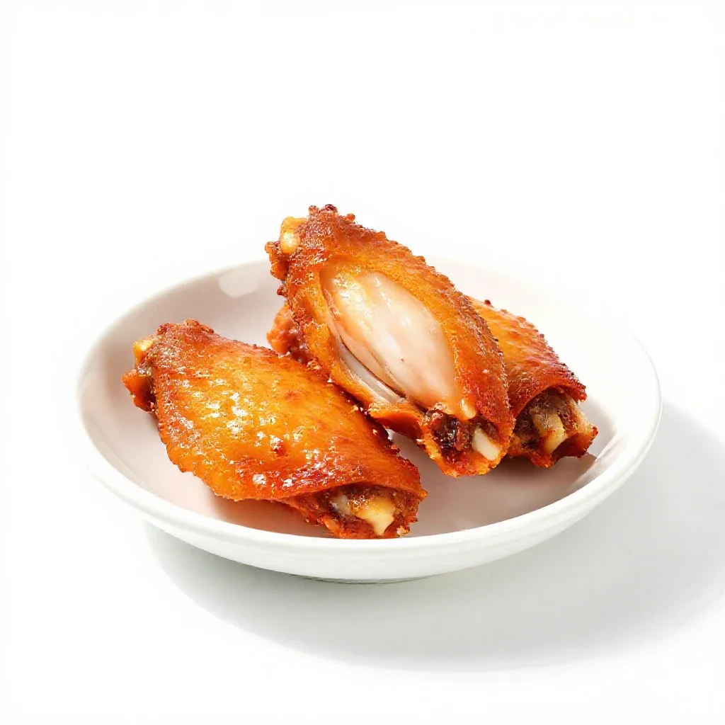 Buffalo wing isolated on a white background