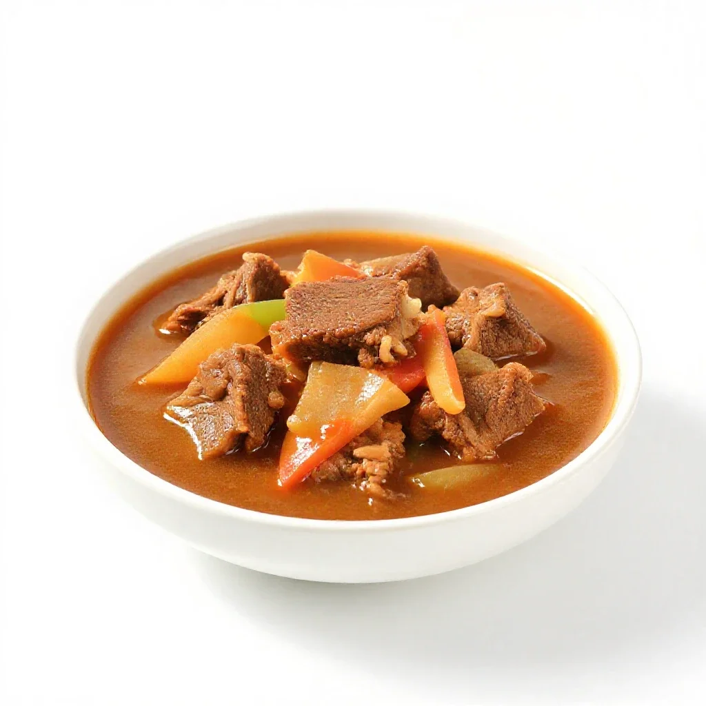 Burgoo isolated on a white background
