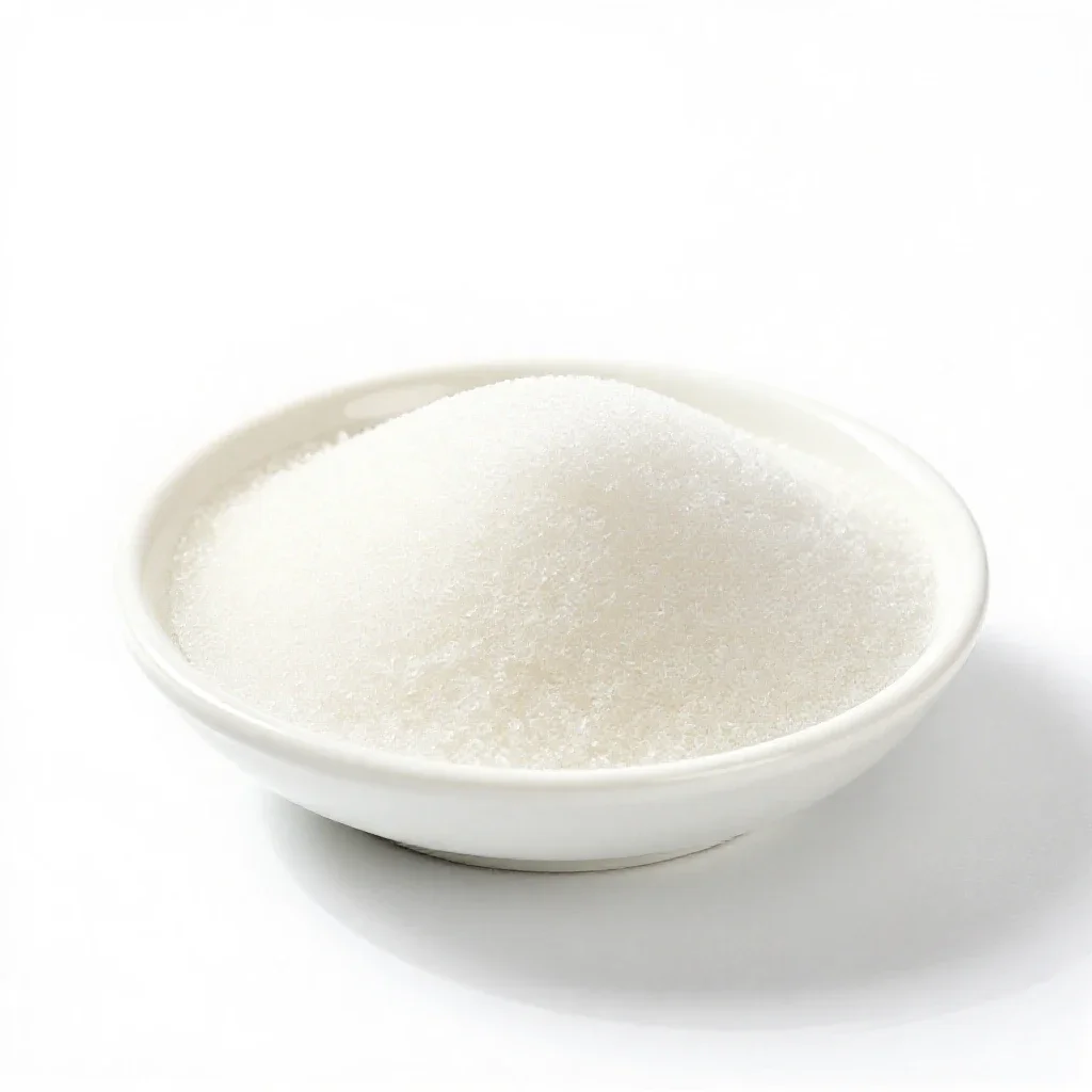 Cane sugar isolated on a white background