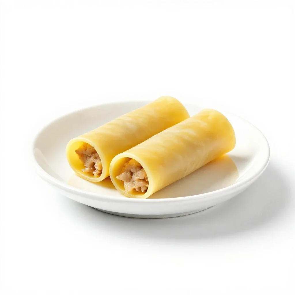 Cannelloni isolated on a white background
