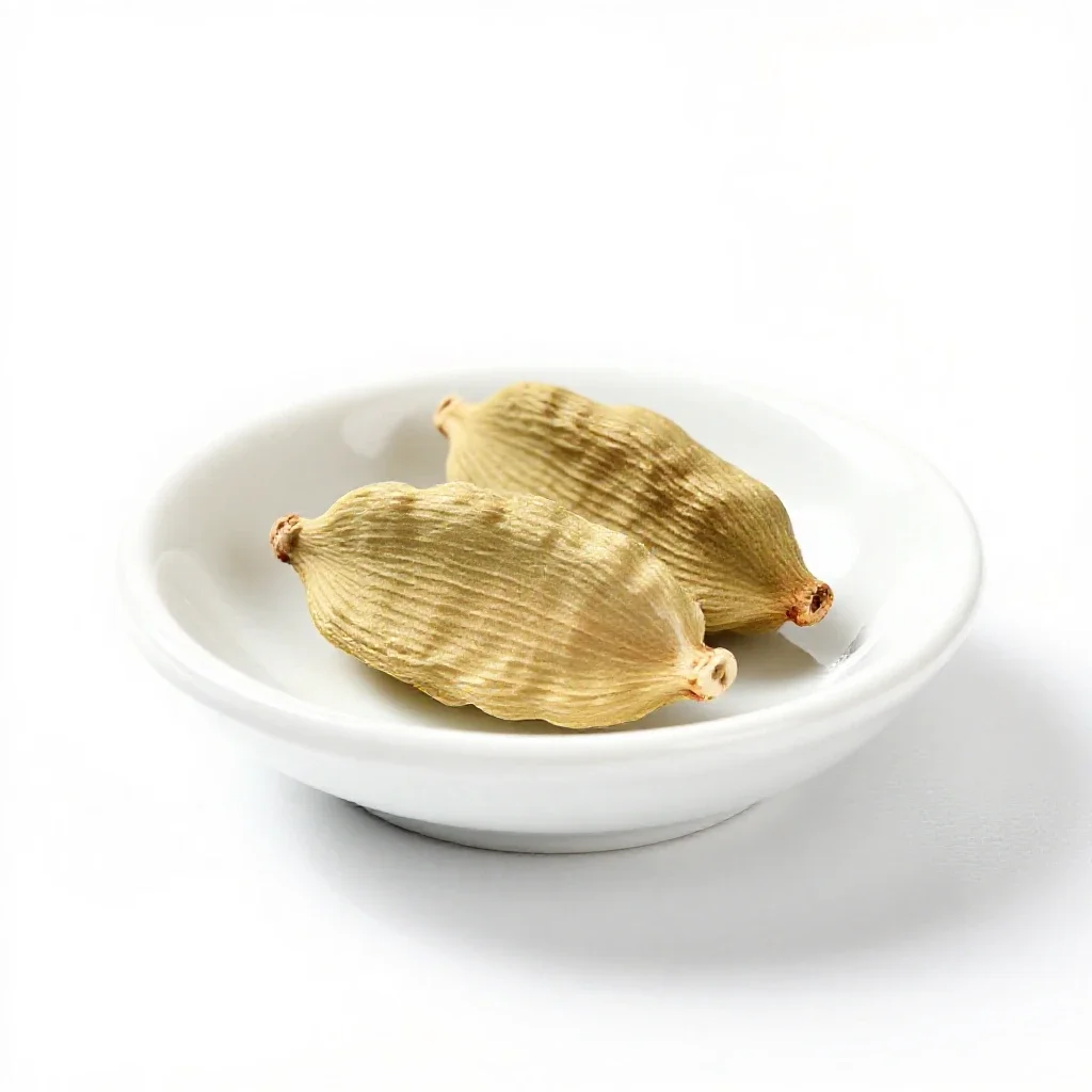 Cardamom isolated on a white background