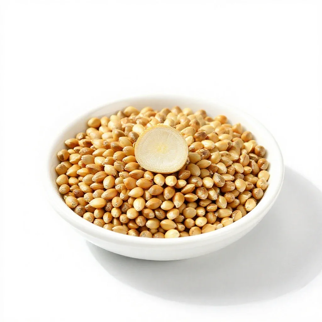 Celery seed isolated on a white background