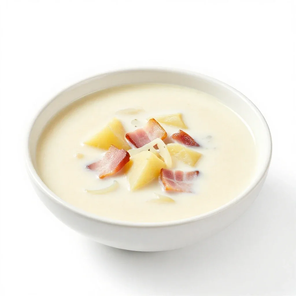 Chowder isolated on a white background